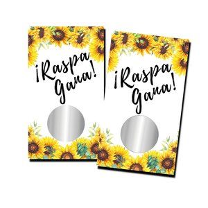 Bridal Shower Games - Gracias! - 50 Scratch Off Cards - Bachelorette Party